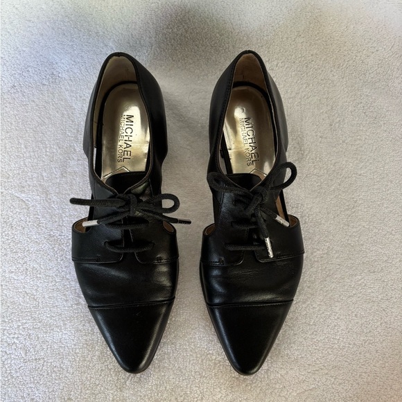 Michael Kors black Graham cut out oxford shoes - Picture 5 of 12